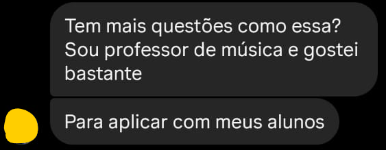 Depoimento de aluno